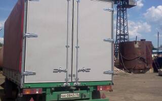 Изготовление и установка ворот на грузовой прицеп