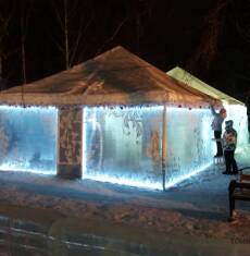 Изготовление шатров для ледяного бара и теплого павильона