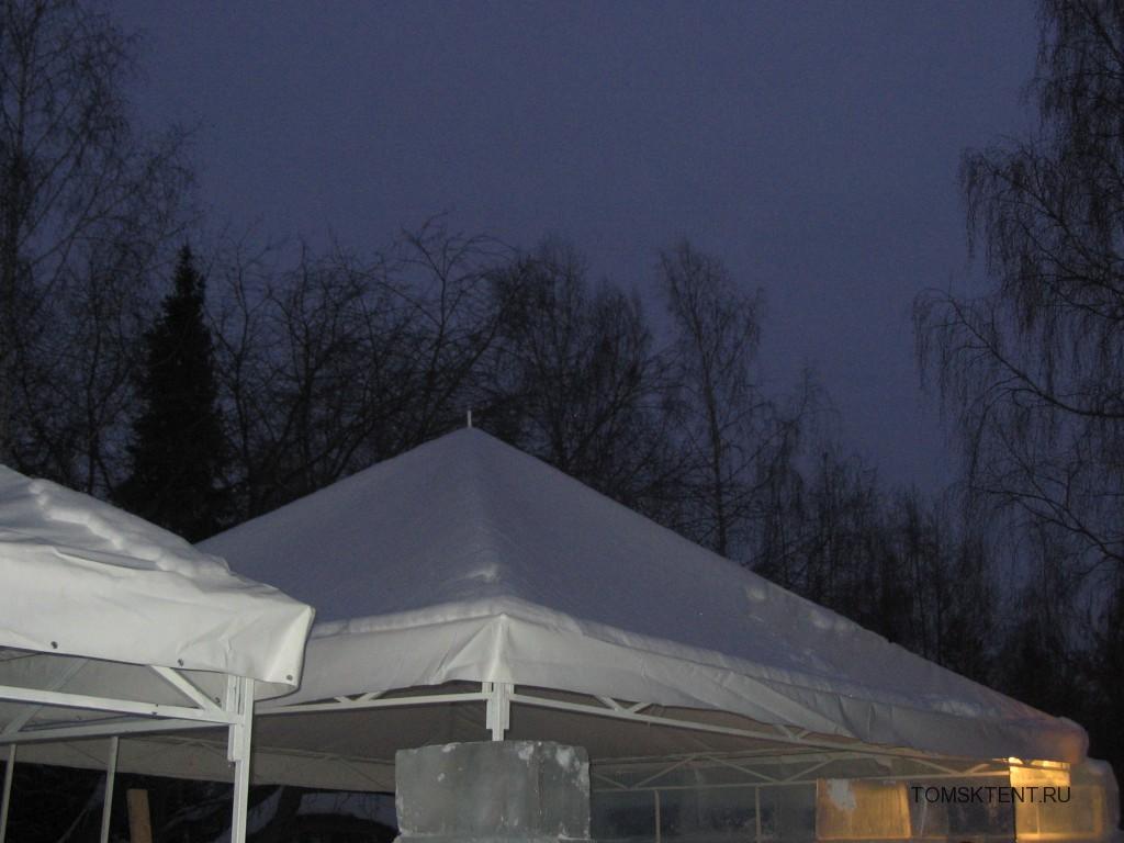 Тентовая крыша ледяного бара