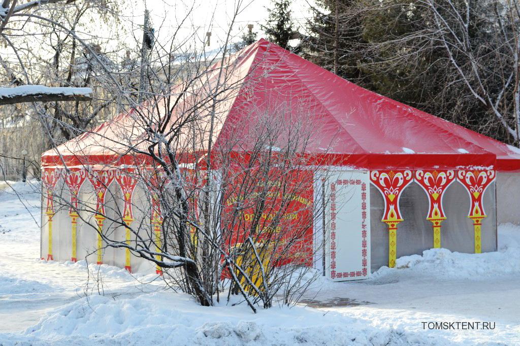 Изготовление шатров для ледяных фигур в Томске