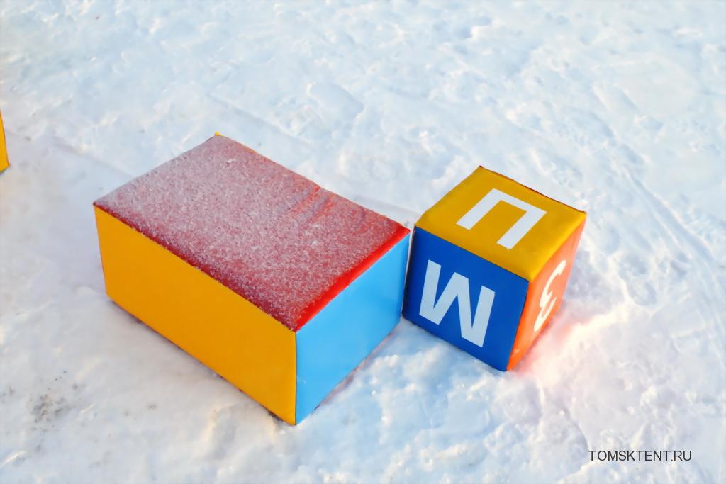 Кубики для зимнего городка